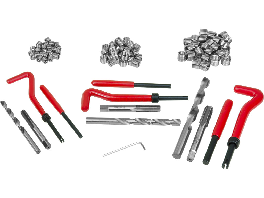 88Pcs Engine Block Damaged Thread Repair Tool Kit M6 M8 M10